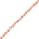 Howlite Bead Irregular Round Pink 15mm
