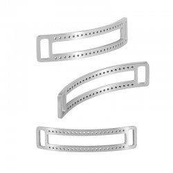 Stainless Steel 316 Half Bracelet 12x10mm