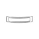 Stainless Steel 316 Half Bracelet 12x10mm