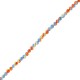 Φυσητό Γυαλί Χάντρα Στρογγυλή 13mm (Ø~1.8mm) (~31τμχ)