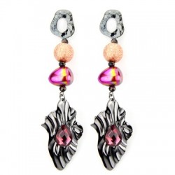 Orecchino in Metallo Ottone 15x18mm
