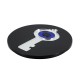 Plexi Acrylic Deco Candle Cap w/ Key & Evil Eye 80mm