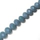 Glass Bead Faceted Pearlized 6x4mm (100 pcs)