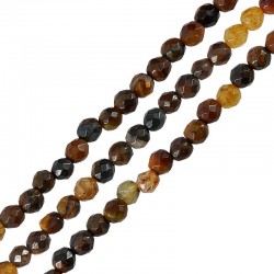 Tiger Eye Bead Faceted (~2mm Ø0.7mm (~162pcs)