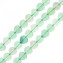 Perlina di Pietra Semipreziosa Fluorite 12mm (35pz) (Ø2mm)