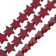 Howlite Star 15mm (40cm length-approx.33pcs/str)