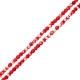 Perlina di Howlite Sfaccettata 6mm (~66pz/filo)