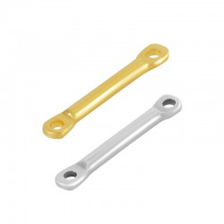 Brass Connector Bar 15mm/1.5mm (Ø1.2m