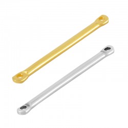 Brass Connector Bar 25mm/1.5mm (Ø1.2m