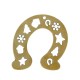Colgante de Metal Zamak Herradura 80mm