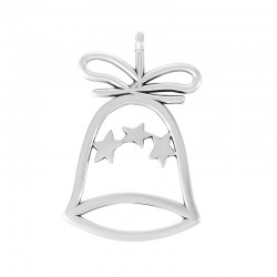 Pendentif Cloche en Métal/Zamak, 80x60mm