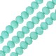 Glass Crystal Bead Round Faceted 8x5mm (Ø1.4mm) (~68pcs)