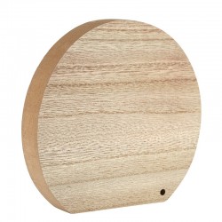 Wooden Deco Round 145x132mm