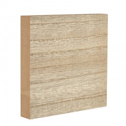 Wooden Deco Square 120mm