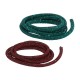 Synthetic Cord Round with Hole & Strass 5mm Ø2mm