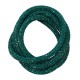 Συνθετικό Κορδόνι Στρογγυλό με Τρύπα & Στρας 5mm Ø2mm