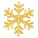 Zamak Lucky Charm Snowflake 25mm