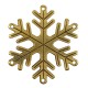Μεταλλικό Ζάμακ Χυτό Μοτίφ Χιονονιφάδα Γούρι 25mm