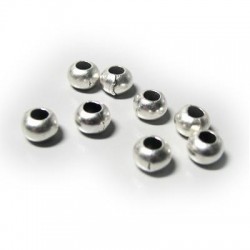 Zamak Bead Round 7x5.2mm (Ø 3.3mm)