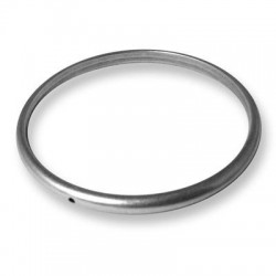 Bracelet Bangle avec 1 Trou en Métal/Zamac, 65mm (Ø 2mm)