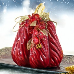 Ceramic Decorative Pumpkin ~120x130mm
