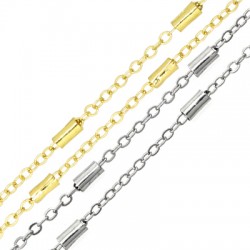 Steel Chain 1.3x2mm (With Tubes 2mm)