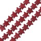 Howlite Slider Star 20mm (~24pcs) (40cm)