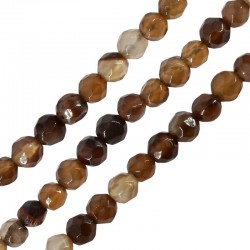 Agate Bead Faceted Round 4mm (~91pcs)