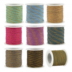 Cordon Tressé en Polyester rond 3 mm (~6.5 m)