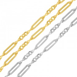 Stainless Steel 304 Paperclip Chain 4x14mm