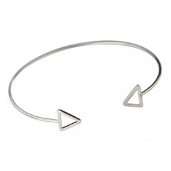 Brass Bracelet Triangle 61mm