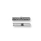 Terminal de Metal Latón Chafa Plano 29x7mm