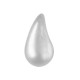 Brass Earring Teardrop 14x25mm