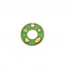 Gold/ Transparent Green
