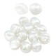 Pearl ABS Bead Oval Irregular 10x8mm Ø1mm