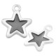 Zamak Charm Star w/ Enamel 14mm