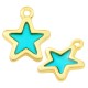 Zamak Charm Star w/ Enamel 14mm