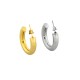 Stainless Steel 304 Earring Hoop & Back Safety 25mm/5mm