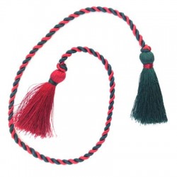 Cordón Sintético Torcido 3mm con Borlas 460mm