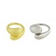 Anello Aggiustabile in Metallo Ottone 23x26mm