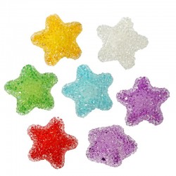 Acrylic Bead Star 20x22mm