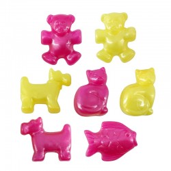 Acrylic Sliders Animals Dog Cat Bear Fish (~20-24mm)