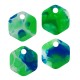 Plexi Acrylic Charm Hexagon 13mm