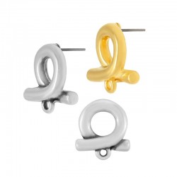 Zamak Earring Loop 14x15mm