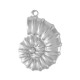 Stainless Steel 304 Charm Shell 14x21mm