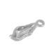 Stainless Steel 304 Charm Shell 7x18mm