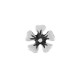 Μεταλλικό Ζάμακ Χυτό Σκουλαρίκι Λουλούδι 8mm