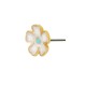 Zamak Earring Flower w/ Enamel 11mm