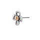 Zamak Earring Flower w/ Enamel 11mm