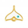 24K Gold Plated/ White/ Turquoise/ Black